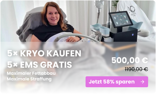5× Kryolipolyse, 5× EMS gratis erhalten